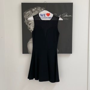 BeBe black fit n flare dress size xs NWT
